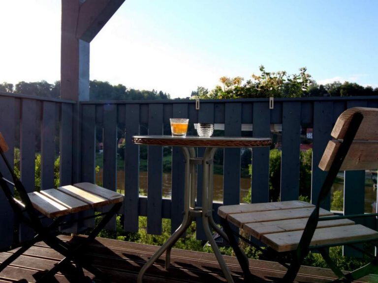 Apartment CINQUE - Balkon in der Abendsonne